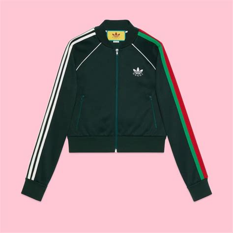 gucci x adidas green jacket|Adidas X Gucci sweatshirt.